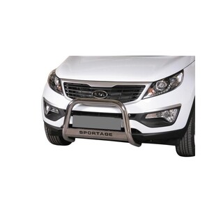 PARE BUFFLE-KIA-SPORTAGE-2010-2015-HOMOLOGUE INOX - BARRE DE RENFORT