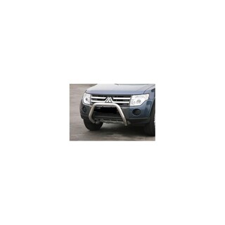 PARE BUFFLE-MITSUBISHI-PAJERO-2007-2019-HOMOLOGUE INOX 76mm