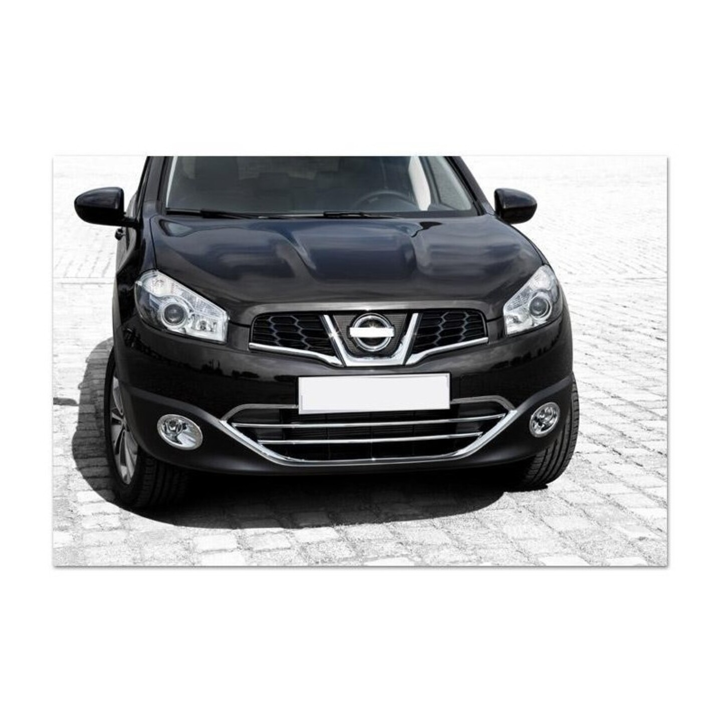 Chromes Qashqai J10 2007 2010 Lot 4 Boa Line Auto- Lot De 4 Cadres De Fenêtre Chromés En Acier Inoxydable Cadre Fenêtre Acier Inoxydable Chromé