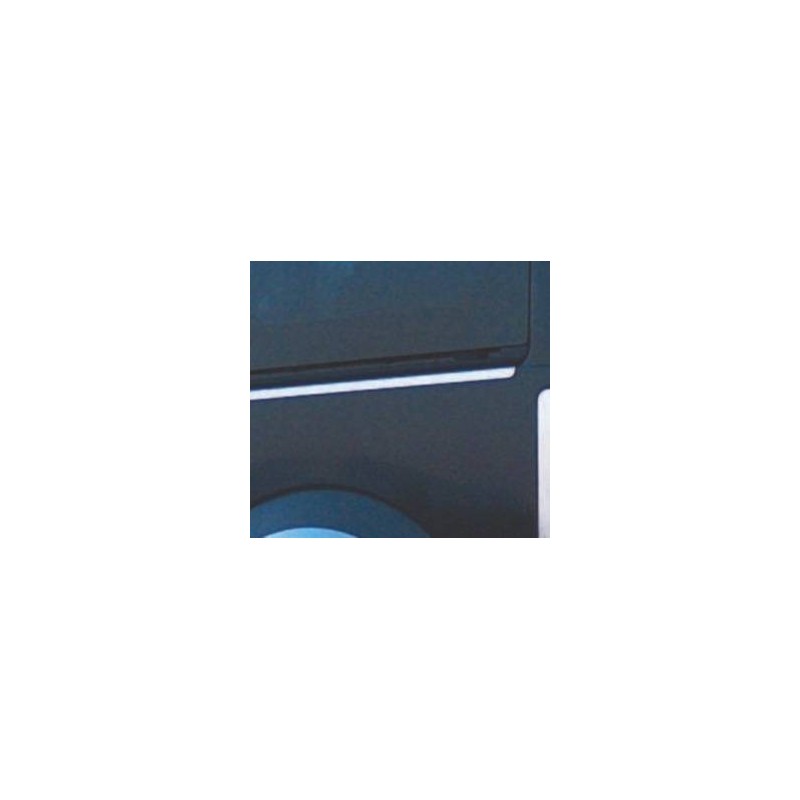 baguette glissiere porte laterale CITROEN NEMO-2008-AUJOURD'HUI-INOX CHROME 2 PIECES