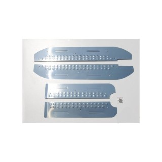 seuil de porte-MERCEDES-VITO-W-639-2003-2014-4-PIECES-INOX POLI