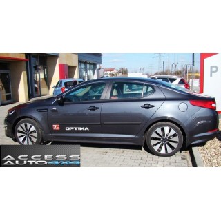 Baguettes de porte -KIA-OPTIMA-2012-2016-AUJOURD'HUI-ABS NOIR