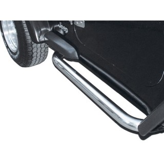 Marche pieds-JEEP-WRANGLER-1996-2006-INOX TUBULAIRE 