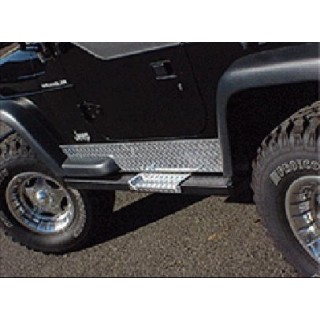 Marche pieds Aluminium-JEEP-WRANGLER-1987-1996-