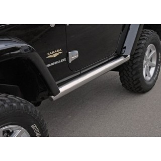 Marche pieds -JEEP-WRANGLER-4-PORTES-2007-2018 INOX tubulaire LNE2