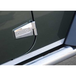 Baguettes protections Bas de Porte  INOX JEEP WRANGLER JK 4 PORTES  - Access Auto 4x4