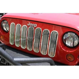 entourage grille chrome calandre JEEP WRANGLER JK  - Access Auto 4x4