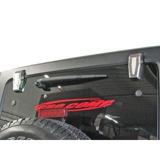 Couvre Charnieres Lunette ARR. Chrome JEEP WRANGLER JK - Access Auto 4x4