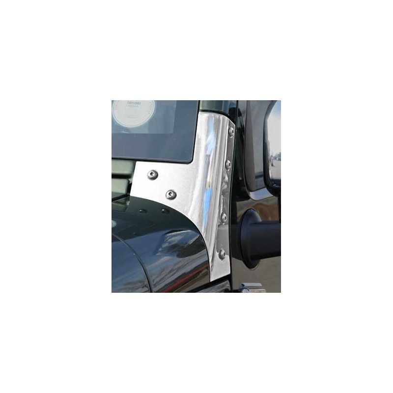 Support Baie Pare Brise INOX JEEP WRANGLER JK - Access Utilitaire - Vente en ligne d'accessoires auto et Véhicules Utilitaires