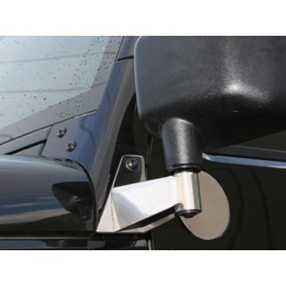 Support Rétroviseurs INOX JEEP WRANGLER JK  - Access Auto 4x4
