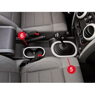 Entourage Levier de Vitesse Mécanique Aluminium Mat JEEP WRANGLER JK BV M  - Access Auto 4x4