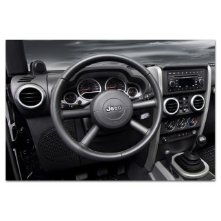 Entourages Argenté Mat Ouies d'Aérations.  JEEP WRANGLER JK  - Access Auto 4x4