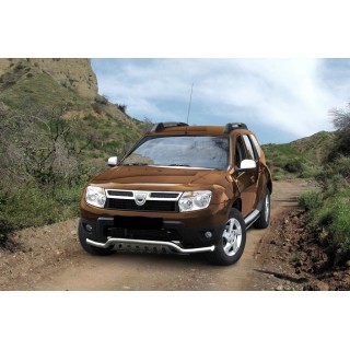 PARE BUFFLE-DACIA-DUSTER-2010-2017-HOMOLOGUE INOX - PROTECTION  BASSE 