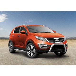 PARE BUFFLE-KIA-SPORTAGE-2010-2015-HOMOLOGUE INOX - 70mm