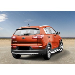 Protection  ARRIERE KIA SPORTAGE 2010 2015 INOX 70mm - Access Auto 4x4
