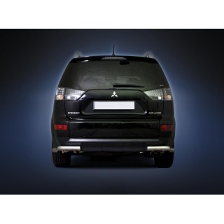 Protection  ARRIERE-MITSUBISHI-OUTLANDER-2010-2012 INOX 70mm