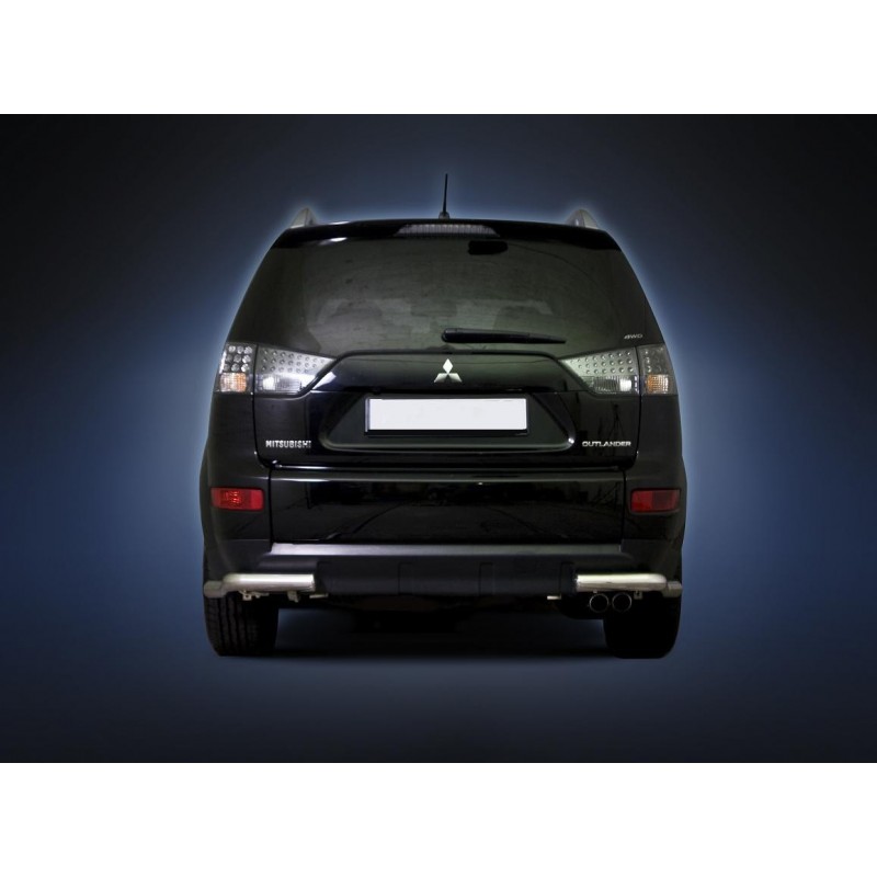 Protection  ARRIERE-MITSUBISHI-OUTLANDER-2010-2012 INOX 70mm