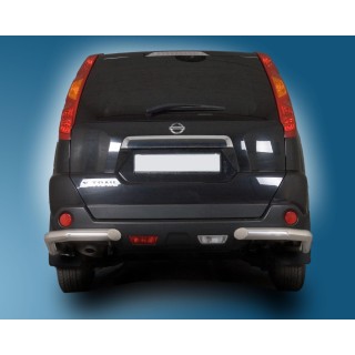 Protection ARRIERE-NISSAN-X-TRAIL-2007-2011-INOX ANGLES 70mm