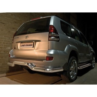 Protection ARRIERE-TOYOTA-LAND-CRUISER-120-2002-2009-INOX 70mm