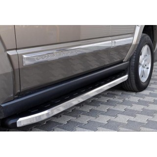 marche pieds-JEEP-COMMANDER-2006-2010 Aluminium NWS