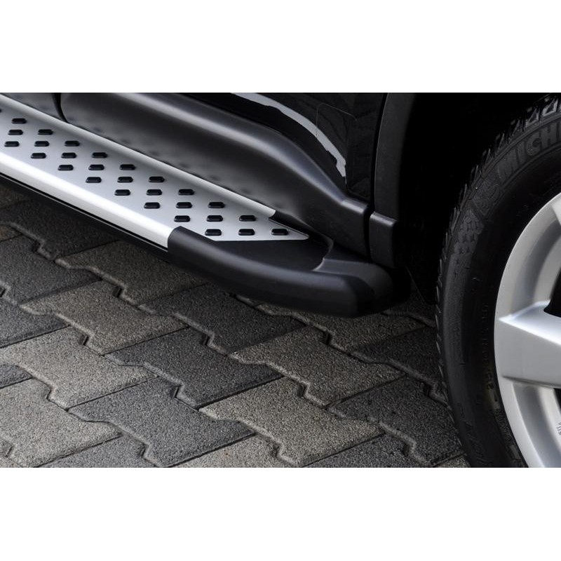 Marchepieds GERMANSELL Pour Audi Q7 2005-2015 - Chromé, Certifié TÜV, Charge 200kg
