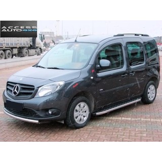 marche pieds MERCEDES CITAN LONG 2013-AUJOURD'HUI Aluminium TX CHROME