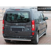 Protection Seuil De Pare-chocs Arrière Pour Mercedes Citan 2012-2021 - En Acier Inoxydable - Anti-rayures - 9