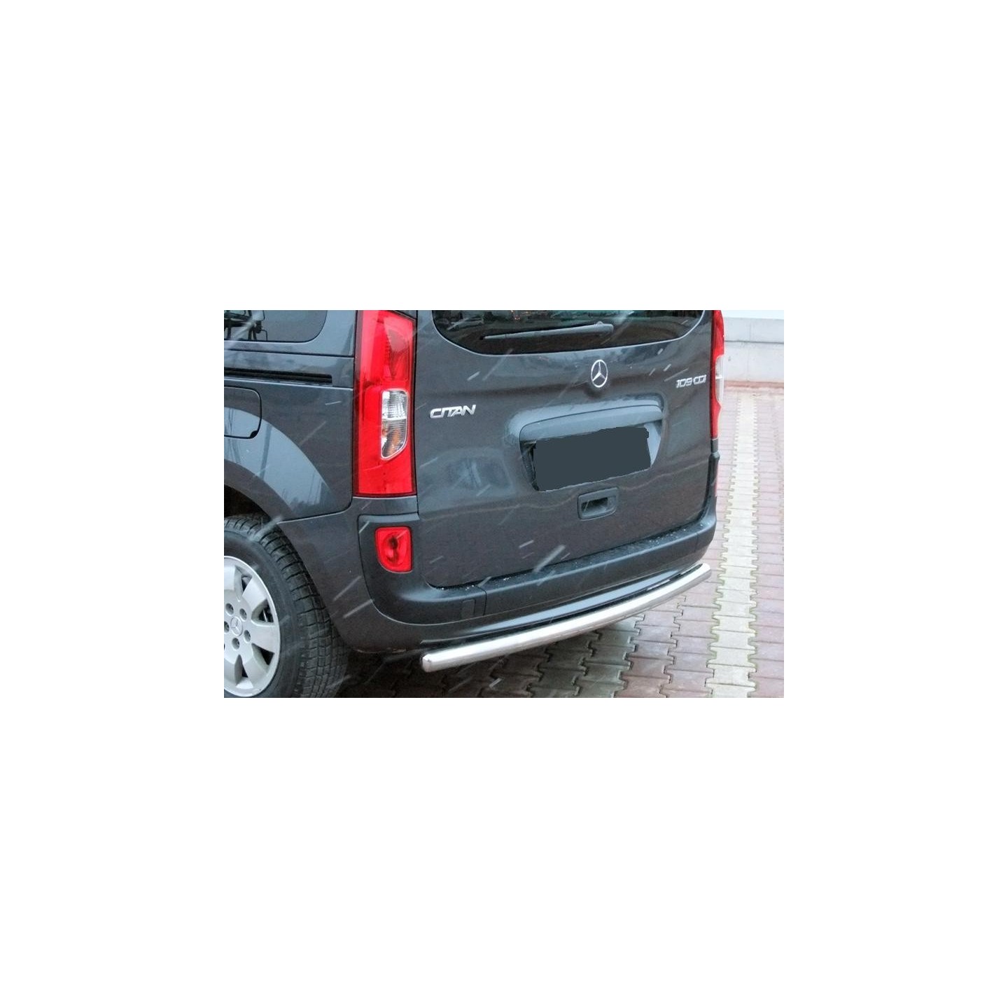 Modanatura Acciaio Inox Paraurti Posteriore Per Mercedes Citan 2021+ | Nissan Townstar | Renault Kangoo III - Acciaio Inox Paraurti Acciaio Inox 304