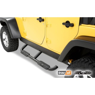 Marche Pieds-JEEP-WRANGLER-2007-2013-Aluminium Coulissant