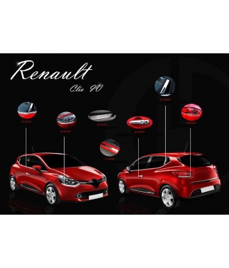 Entourages INOX Sous Phares RENAULT CLIO 4 ESTATE - Access Utilitaire - Vente en ligne d'accessoires auto et Véhicules Utilitaires