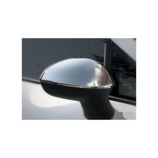 Couvre Retroviseurs SEAT LEON 2012-AUJOURD'HUI-INOX CHROME 2 PIECES