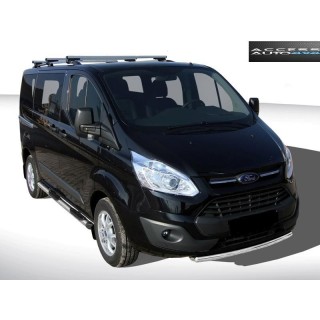 PARE BUFFLE-FORD-TRANSIT-CUSTOM-2012-2018-INOX - PROTECTION BASSE