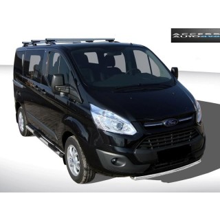 PARE BUFFLE-FORD-TRANSIT-CUSTOM-2012-2018-INOX - PROTECTION BASSE