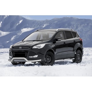 PARE BUFFLE-FORD-KUGA-2013-2016-HOMOLOGUE INOX - PROTECTION BASSE