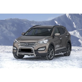 PARE BUFFLE-HYUNDAI-SANTA-FE-2012-2018- HOMOLOGUE INOX - BARRE DE RENFORT