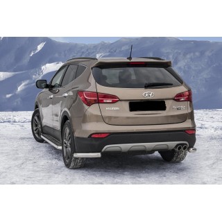 Protection ARRIERE-HYUNDAI SANTA FE 2012-2015 INOX 