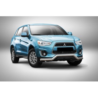 PARE BUFFLE-MITSUBISHI-ASX-2013-2016-HOMOLOGUE INOX - PROTECTION BASSE