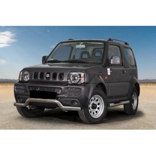 PARE BUFFLE-SUZUKI-JIMNY-2005-2012-HOMOLOGUE INOX - PROTECTION BASSE