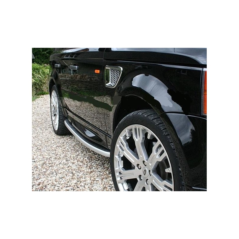 Marche Pieds Range Rover l405 2012 2015 Aluminium Plat Designn
