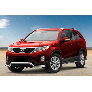 PARE BUFFLE-KIA-SORENTO-2012-2015-HOMOLOGUE INOX - PROTECTION BASSE