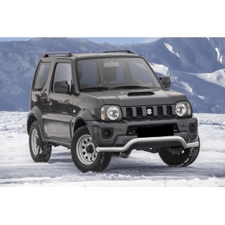 PARE BUFFLE-SUZUKI-JIMNY-2012-2018 HOMOLOGUE INOX - PROTECTION BASSE 