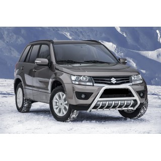 PARE BUFFLE-SUZUKI-GRAND-VITARA-2012-2015 HOMOLOGUE INOX - GRILLE