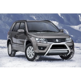 PARE BUFFLE-SUZUKI-GRAND-VITARA-2012-2015- HOMOLOGUE INOX -BARRE DE RENFORT