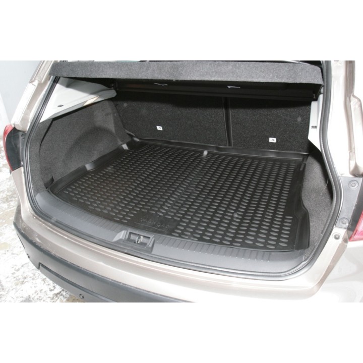 Tapis De Coffre Pour Peugeot 2008 Allure 2002-2024 - Cuir PU Imperméable, Antidérapant, Protection Complète, Noir