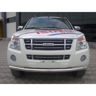 PARE BUFFLE-ISUZU-D-MAX-2012-2019 INOX - PROTECTION BASSE