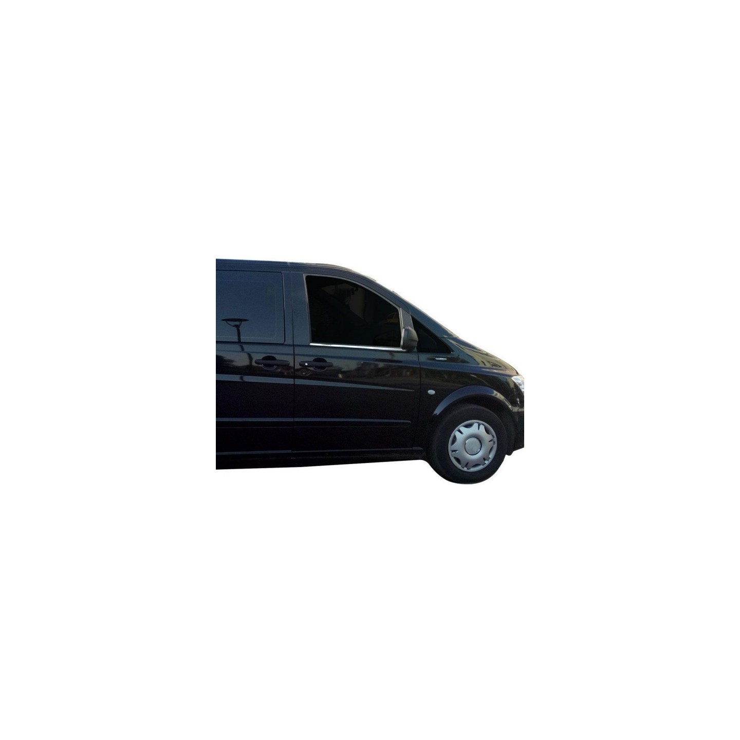 OMAC Tapis de sol pour Mercedes Vito W447 2014-2025 en caoutchouc Noir