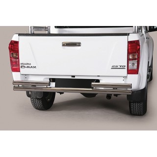 Protection  ARRIERE ISUZU D MAX 2012-AUJOURD'HUI INOX 63mm