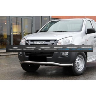 PARE BUFFLE-ISUZU-D-MAX-2017-AUJOURD'HUI- INOX - PROTECTION BASSE 