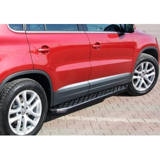 marche pieds-JEEP-CHEROKEE-KL-2014-AUJOURD'HUI Aluminium TX NOIR