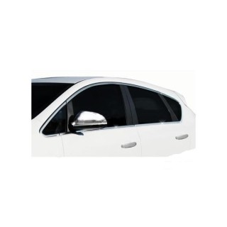 Baguettes fenetres OPEL ASTRA 4 portes 2010 2015 INOX CHROME 12 PIECES - Access Auto 4x4
